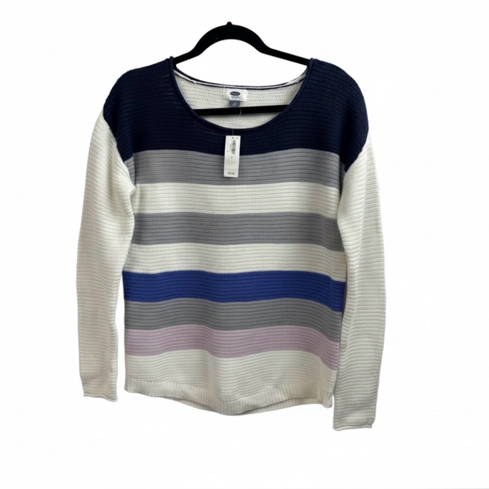 Nwt Old Navy Striped Shaker Knit Sweater